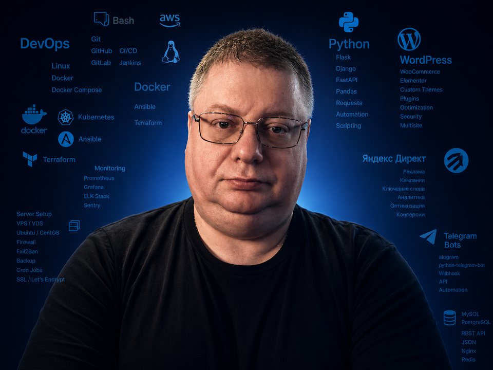 Алексей Кривошеин - разработчик сайтов, WordPress, VPS и AI-ready